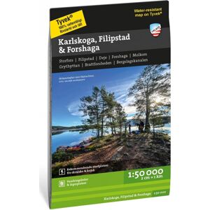 Calazo förlag Karlskoga 1:50.000 Nocolour OneSize, Nocolour