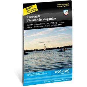 Calazo förlag Karlstad & Värmlandsskärgården 1:50.000 NoColour OneSize, NoColour