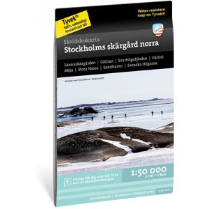 Calazo förlag Skridskokarta Stockholms skärgård - norra 1:50.000 NoColour OneSize, NoColour