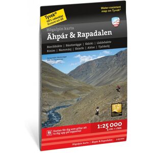 Calazo förlag Högalpin karta Ähpar & Rapadalen 1:25.000 NoColour OneSize Calazo förlag Högalpin karta Ähpar & Rapadalen 1:25.000 NoColour OneSize