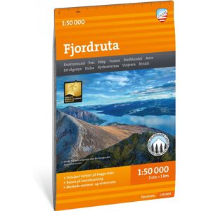 Calazo förlag Turkart Fjordruta 1:50.000 NoColour OneSize Calazo förlag Turkart Fjordruta 1:50.000 NoColour OneSize