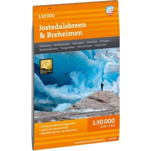 Calazo förlag Jostedalsbreen & Breheimen 1:50 000 Hiking map 1:50 000 Calazo förlag Jostedalsbreen & Breheimen 1:50 000 Hiking map 1:50 000