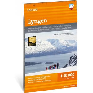 Calazo förlag Turkart Lyngen 1:50 000 NoColour OneSize Calazo förlag Turkart Lyngen 1:50 000 NoColour OneSize