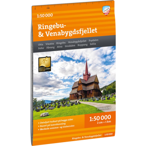 Calazo förlag Ringebu & Venabygdsfjellet 1:50 000 Hiking map 1:25 000 Calazo förlag Ringebu & Venabygdsfjellet 1:50 000 Hiking map 1:25 000