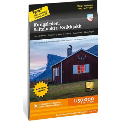 Calazo förlag Kungsleden: Saltoluokta - Kvikkjokk 1:50.000 (70x100) Multi OneSize Calazo förlag Kungsleden: Saltoluokta - Kvikkjokk 1:50.000 (70x100) Multi OneSize