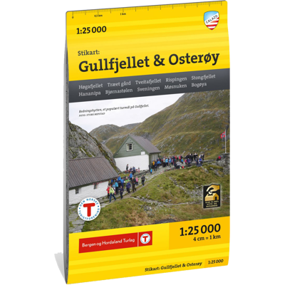 Calazo förlag Gullfjellet & Osterøy 1:25 000 Trail map 1: 25 000 Calazo förlag Gullfjellet & Osterøy 1:25 000 Trail map 1: 25 000
