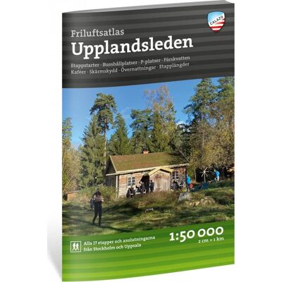 Calazo förlag Friluftsatlas Upplandsleden 1:50.000 NoColour One Size Calazo förlag Friluftsatlas Upplandsleden 1:50.000 NoColour One Size