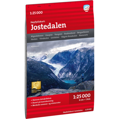 Calazo förlag Jostedalen 1:25 000 Alpine Map 1:25 000 Calazo förlag Jostedalen 1:25 000 Alpine Map 1:25 000