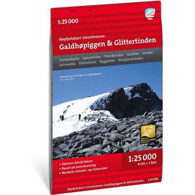 Calazo förlag Høyfjellskart Jotunheimen: Galdhøpiggen & Glittertinden 1:25 000 NoColour OneSize Calazo förlag Høyfjellskart Jotunheimen: Galdhøpiggen & Glittertinden 1:25 000 NoColour OneSize