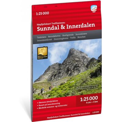 Calazo förlag Høyfjellskart Trollheimen: Sunndal & Innerdalen 1:25 000 NoColour OneSize Calazo förlag Høyfjellskart Trollheimen: Sunndal & Innerdalen 1:25 000 NoColour OneSize