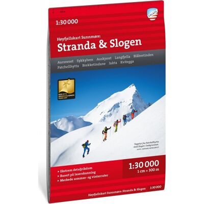 Calazo förlag Høyfjellskart Sunnmøre: Stranda 1:25.000 Nocolour OneSize Calazo förlag Høyfjellskart Sunnmøre: Stranda 1:25.000 Nocolour OneSize