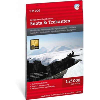 Calazo förlag Høyfjellskart Trollheimen: Snota & Trekanten 1:25 000 NoColour OneSize Calazo förlag Høyfjellskart Trollheimen: Snota & Trekanten 1:25 000 NoColour OneSize