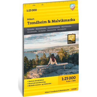 Calazo förlag Stikart Trondheim & Stjørdal 1:25.000 NoColour OneSize Calazo förlag Stikart Trondheim & Stjørdal 1:25.000 NoColour OneSize