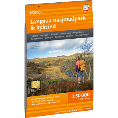 Calazo förlag Turkart Langsua Nasjonalpark & Spåtind 1:50.000 NoColour OneSize Calazo förlag Turkart Langsua Nasjonalpark & Spåtind 1:50.000 NoColour OneSize