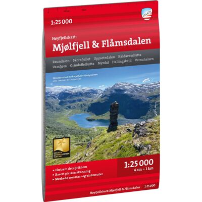 Calazo förlag Høyfjellskart Mjølfjell & Flåmsdalen 1:25 000 NoColour OneSize Calazo förlag Høyfjellskart Mjølfjell & Flåmsdalen 1:25 000 NoColour OneSize