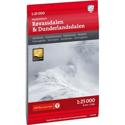 Calazo förlag Høyfjellskart Røvassdalen & Dunderlandsdalen 1:25.000 NoColour OneSize Calazo förlag Høyfjellskart Røvassdalen & Dunderlandsdalen 1:25.000 NoColour OneSize