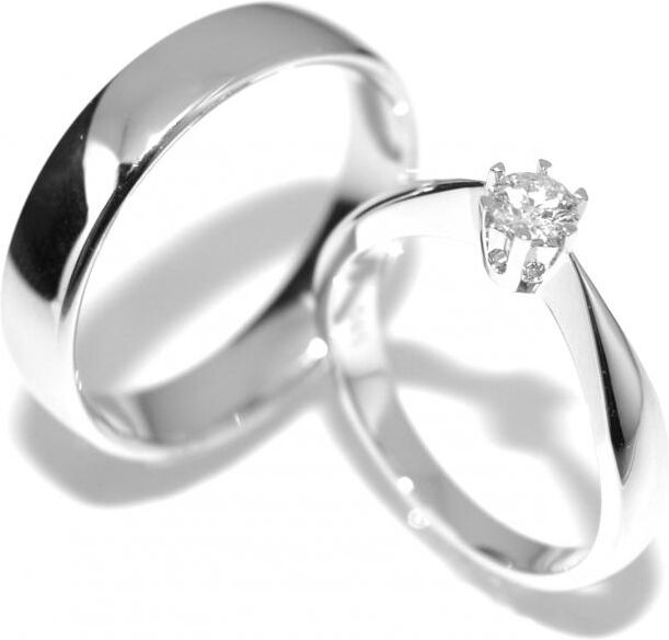 SUPERDEAL! Forlovelsesringer med diamanter 0.20 carat w.si