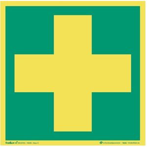 Skilt Symbol Førstehjelp 200x200 Mm Skilt Symbol Førstehjelp 200x200 Mm