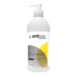 Antibac 85% - 500ml Gel M/trykkpumpe