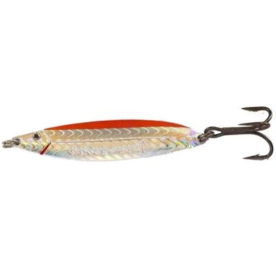 Remen Møresilda Holografisk Sluk, Sølv/rød - 10 Gram Remen Møresilda Holografisk Sluk, Sølv/rød - 10 Gram
