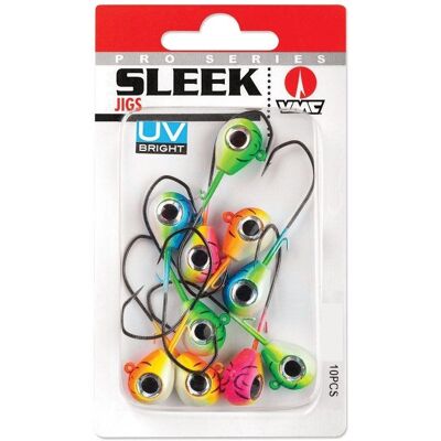 VMC Sleek Jig Jiggkrok Kroksett Uv, 10.5 Gram #2/0 - 10 Pk VMC Sleek Jig Jiggkrok Kroksett Uv, 10.5 Gram #2/0 - 10 Pk