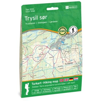 Nordic Maps Topo 3000 Trysil Sør Turkart 1:50000 Nordic Maps Topo 3000 Trysil Sør Turkart 1:50000