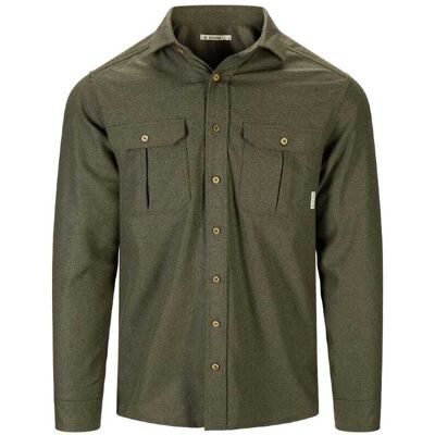 Aclima Reborn Woolshirt Skjorte (M) Herre, Forest - Str. L Aclima Reborn Woolshirt Skjorte (M) Herre, Forest - Str. L