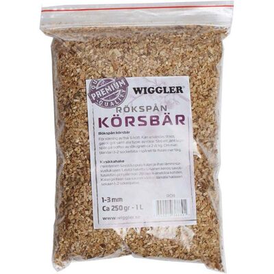 Wiggler Røykspon - Kirsebær, 250 Gram Wiggler Røykspon - Kirsebær, 250 Gram
