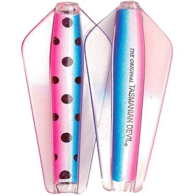 Tasmanian Devil Sluk, 13,5 Gram - Spotted Rainbow Tasmanian Devil Sluk, 13,5 Gram - Spotted Rainbow