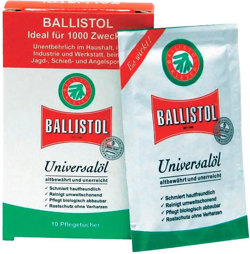 Ballistol Universal våpenolje - Serviett 10-pk