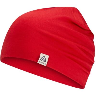 Aclima Lightwool 140 Relaxed Beanie, Lue - Barbados Cherry Aclima Lightwool 140 Relaxed Beanie, Lue - Barbados Cherry