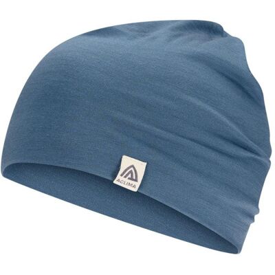 Aclima Lightwool 140 Relaxed Beanie, Lue - Blue Fusion Aclima Lightwool 140 Relaxed Beanie, Lue - Blue Fusion