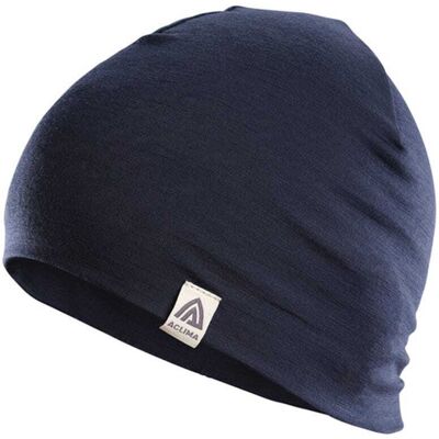 Aclima Lightwool 140 Relaxed Beanie, Lue - Navy Blazer Aclima Lightwool 140 Relaxed Beanie, Lue - Navy Blazer