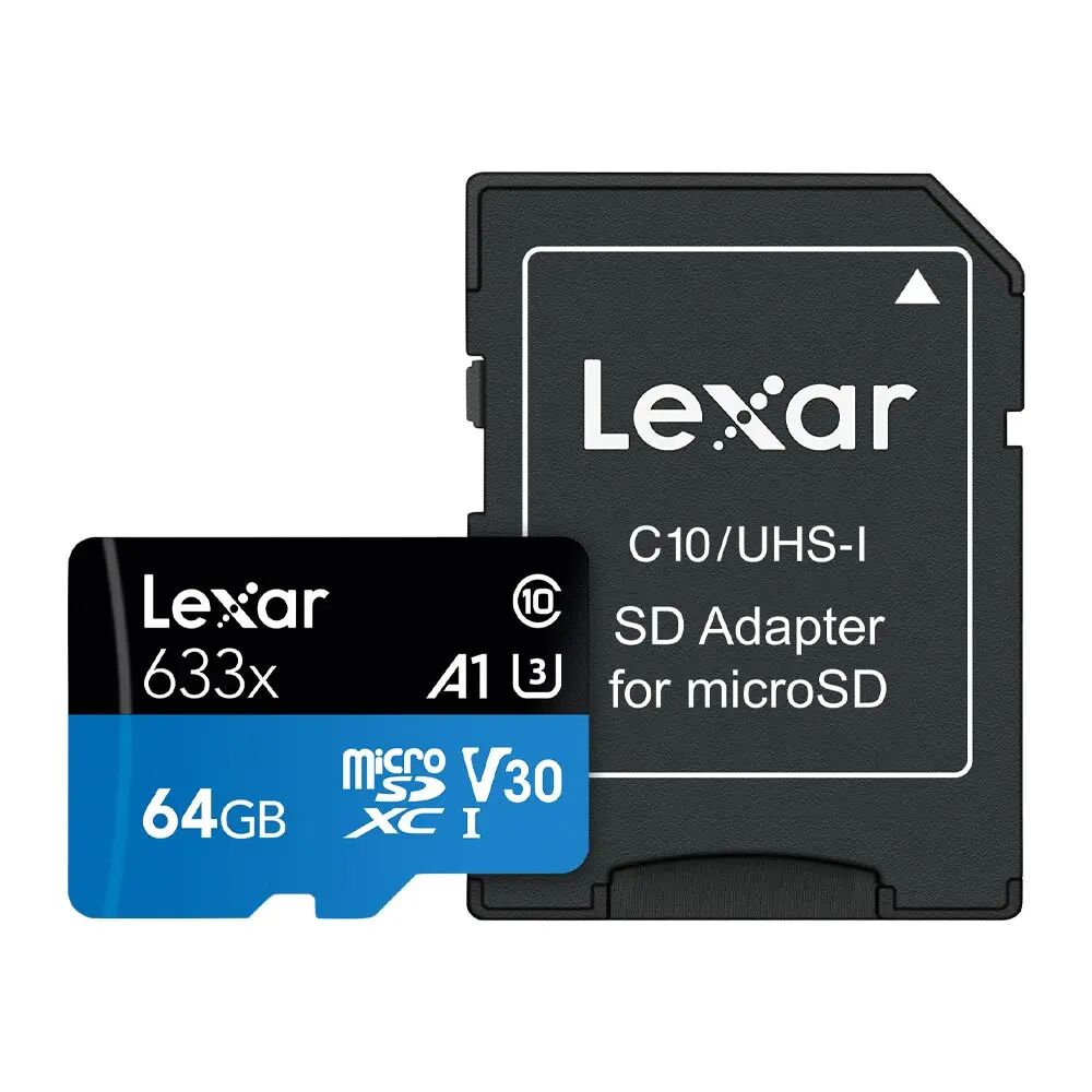 Lexar microSD minnekort til Reolink viltkamera - 64GB V30