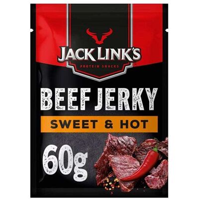 Jack Links Beef Jerky, Sweet&hot; - 60 Gram Jack Links Beef Jerky, Sweet&hot; - 60 Gram