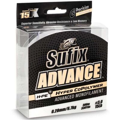 Sufix Advanced Clear Sene, 200 Meter - 0,60 Mm Sufix Advanced Clear Sene, 200 Meter - 0,60 Mm