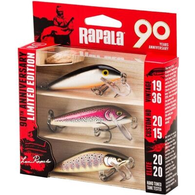 Rapala 90 Years Countdown Mid Naturistic Wobblersett Rapala 90 Years Countdown Mid Naturistic Wobblersett