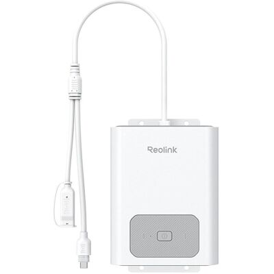 Reolink Rla-Bp1 Utendørs, Ekstern Batteripakke, Hvit Reolink Rla-Bp1 Utendørs, Ekstern Batteripakke, Hvit