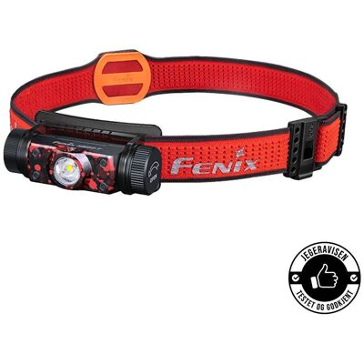 Fenix Hm62-T Oppladbar Hodelykt - 1200 Lumen, Magma Fenix Hm62-T Oppladbar Hodelykt - 1200 Lumen, Magma