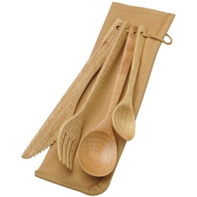Eagle Products Villmarksbestikk I Edeltre, Fire Deler Eagle Products Villmarksbestikk I Edeltre, Fire Deler