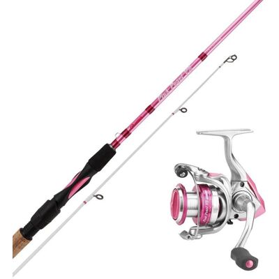Okuma Pink Pearl Combo Fiskesett - 7.1 Fot - 5-20 Gram Okuma Pink Pearl Combo Fiskesett - 7.1 Fot - 5-20 Gram