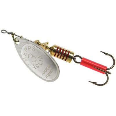 Mepps Aglia Original Spinner Silver #4 - 9 Gram Mepps Aglia Original Spinner Silver #4 - 9 Gram