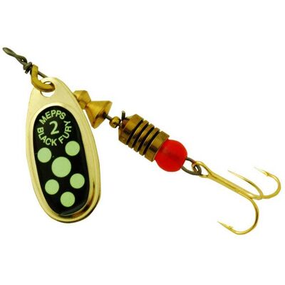 Mepps Black Fury Spinner, Go/g - 6,5 Gram Mepps Black Fury Spinner, Go/g - 6,5 Gram