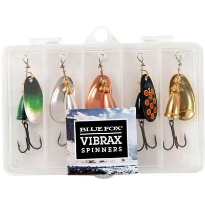 Blue Fox Vibrax Spinnerboks Med 5 Stk Spinnere Blue Fox Vibrax Spinnerboks Med 5 Stk Spinnere