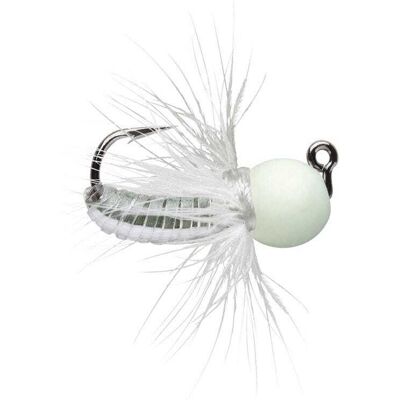 VMC Tungsten Fly Jig Mormyska, 2 Pk - 1,8 Gram - Glow VMC Tungsten Fly Jig Mormyska, 2 Pk - 1,8 Gram - Glow