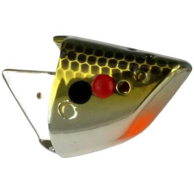 Hurricane Bait Head Agnskaller, 3 Stk - Golden Shad Chrome Hurricane Bait Head Agnskaller, 3 Stk - Golden Shad Chrome