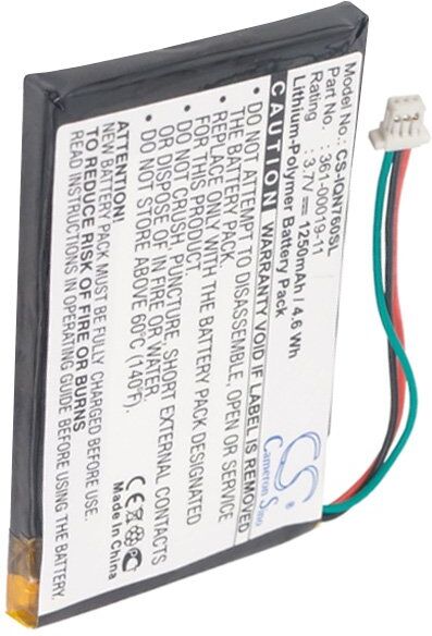 Garmin Batteri (1250 mAh 3.7 V) passende til Batteri til Garmin Nuvi 700 (3 wires)