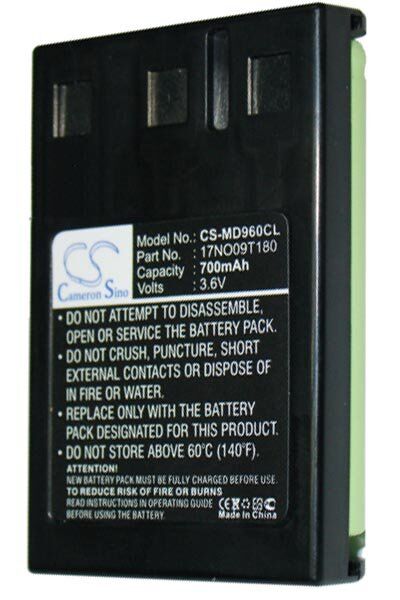 Medion Batteri (700 mAh 3.6 V) passende til Batteri til Medion MD9966