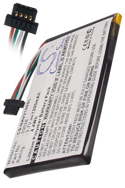 Navigon Batteri (1200 mAh 3.7 V) passende til Batteri til Navigon 2210
