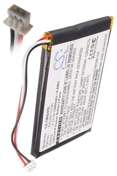 TomTom Batteri (1300 mAh 3.7 V) passende til Batteri til TomTom XL 340S LIVE